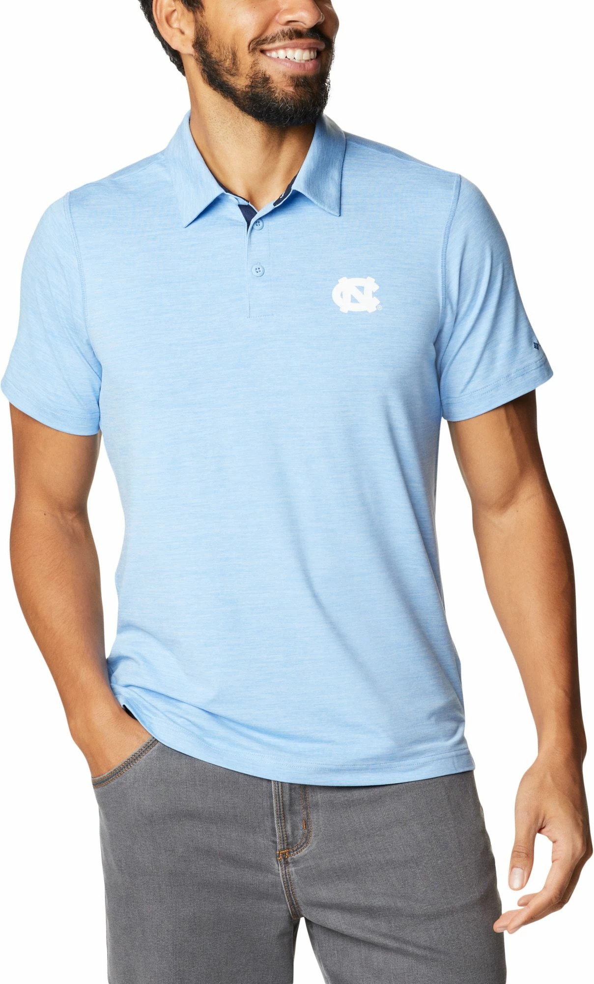 Top 10 π Columbia Men's North Carolina Tar π Heels Carolina Blue Tech Trail Polo β 3 Top 10 π Columbia Men's North Carolina Tar π Heels Carolina Blue Tech Trail Polo β
