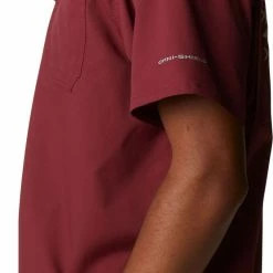 Budget 🎁 Columbia Men's Florida State Seminoles Garnet Slack Tide Button-Down 👚 Shirt ❤️ -Cheap Warm jacket Shop unnamed file 3871