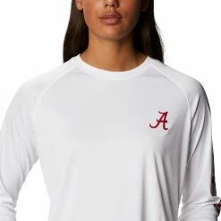 Buy 😉 Columbia Women's Alabama Crimson Tide White Tidal Long Sleeve T-Shirt 😍 -Cheap Warm jacket Shop unnamed file 3905