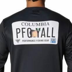 Brand new 👍 Columbia Men's Terminal Tackle PFG License Plate Short Sleeve 👚 Shirt White/tx 👍 -Cheap Warm jacket Shop unnamed file 3924
