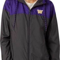Deals 🧨 Columbia Women's Washington Huskies Purple/Black CLG Flash Forward Lined Jacket 😀