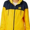 Hot Sale 🛒 Columbia Women's Michigan Wolverines Blue/Maize CLG Flash Forward Lined Jacket 😉