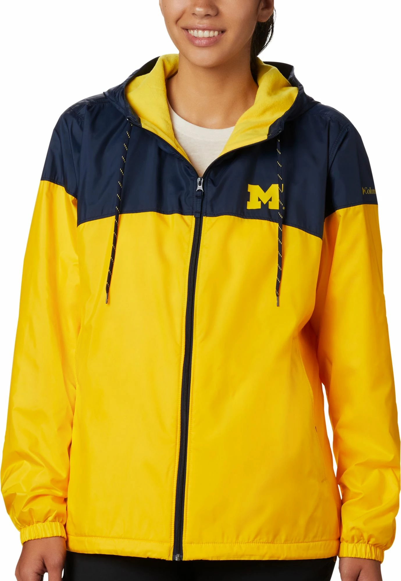 Hot Sale π Columbia Women's Michigan Wolverines Blue/Maize CLG Flash Forward Lined Jacket π 3 Hot Sale π Columbia Women's Michigan Wolverines Blue/Maize CLG Flash Forward Lined Jacket π