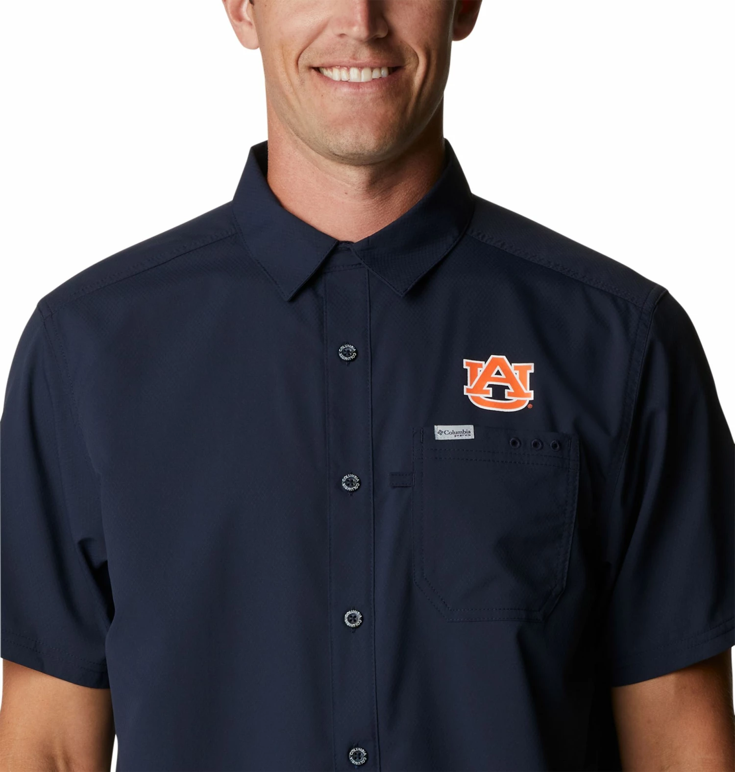 Discount β Columbia Men's Auburn Tigers Blue Slack Tide Button-Down π Shirt π 5 Discount β Columbia Men's Auburn Tigers Blue Slack Tide Button-Down π Shirt π - Image 3