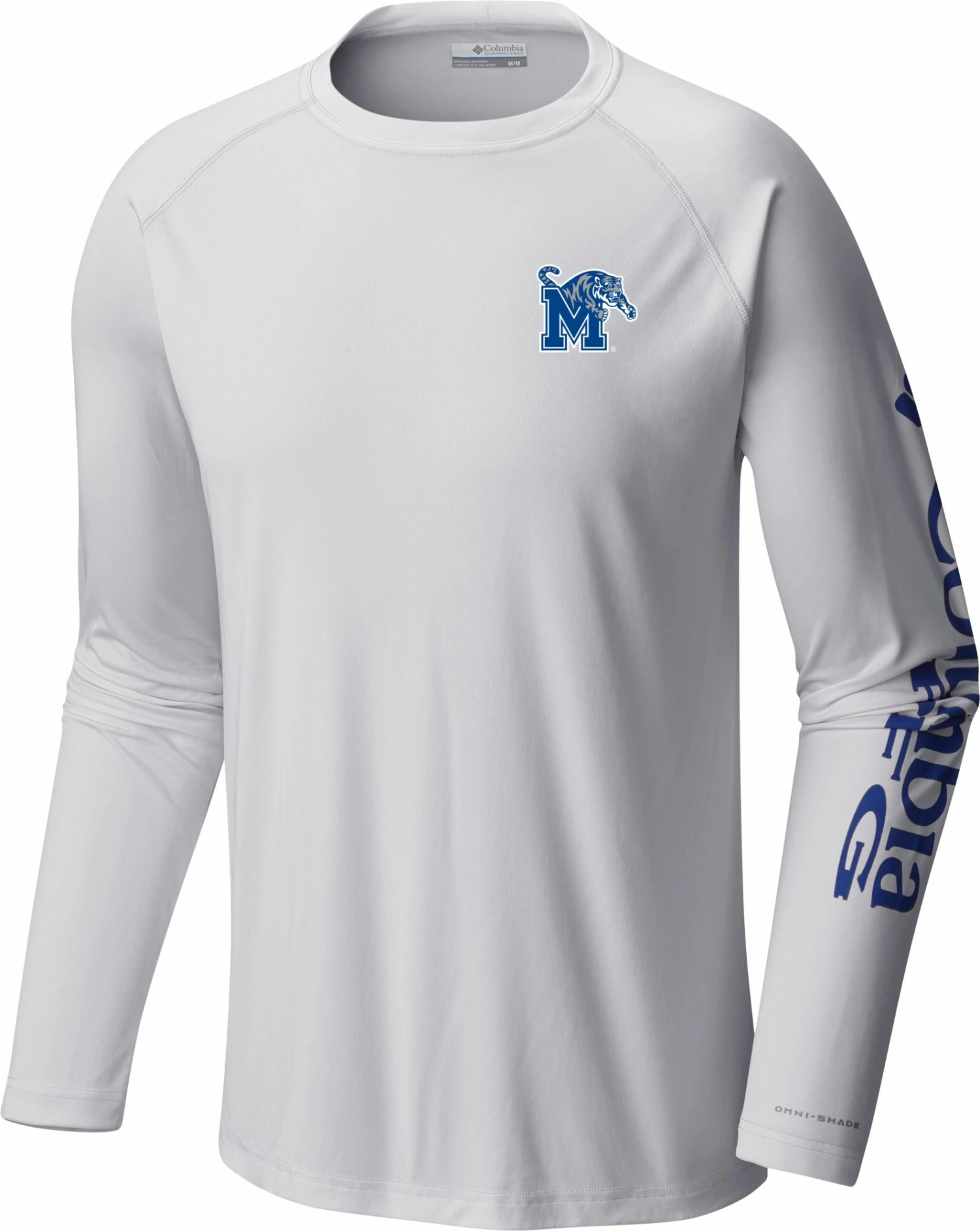 Discount π Columbia Men's Memphis Tigers White Terminal Tackle Long Sleeve T-Shirt π 3 Discount π Columbia Men's Memphis Tigers White Terminal Tackle Long Sleeve T-Shirt π