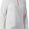 Best Sale 🎉 Columbia Women's Tested Tough In Pink Glacial Half Zip Pullover Sea Salt/pink Ice ⭐ -Cheap Warm jacket Shop unnamed file 4009