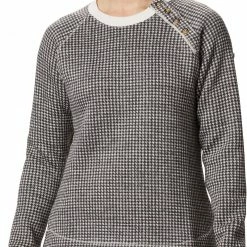 Coupon 👍 Columbia Women's Chillin Sweater Chalk Houndstooth ✨