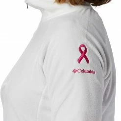 Best Sale 🎉 Columbia Women's Tested Tough In Pink Glacial Half Zip Pullover Sea Salt/pink Ice ⭐ -Cheap Warm jacket Shop unnamed file 4011