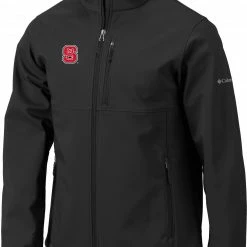 Coupon 🤩 Columbia Men's NC State Wolfpack Black Ascender Full-Zip Jacket 🌟