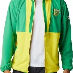 Wholesale π₯ Columbia Men's Oregon Ducks Yellow Back Bowl Full-Zip Fleece Jacket β€οΈ