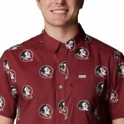 Top 10 ⌛ Columbia Men's Florida State Seminoles Garnet Super Slack Button Down 👚 Shirt 💯 -Cheap Warm jacket Shop unnamed file 4066