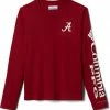 Deals 👏 Columbia Youth Alabama Crimson Tide Crimson Terminal Tackle Long Sleeve T-Shirt For Girls' 🤩 -Cheap Warm jacket Shop unnamed file 4082