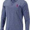 Discount 🌟 Columbia Men's Los Angeles Angels Navy Pin High Long Sleeve Polo 💯 -Cheap Warm jacket Shop unnamed file 4105