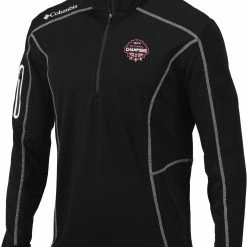 New ✔️ Columbia Men's 2021 National Champions Georgia Bulldogs Shotgun Quarter-Zip ❤️