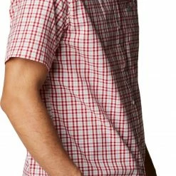 Discount 🔥 Columbia Men's Ohio State Buckeyes Scarlet Rapid Rivers Button Down 👕 Shirt 😀 -Cheap Warm jacket Shop unnamed file 4176