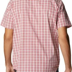 Discount 🔥 Columbia Men's Ohio State Buckeyes Scarlet Rapid Rivers Button Down 👕 Shirt 😀 -Cheap Warm jacket Shop unnamed file 4177