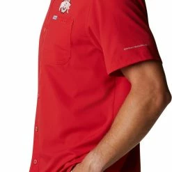 Best reviews of 🥰 Columbia Men's Ohio State Buckeyes Scarlet Slack Tide Button-Down 👚 Shirt 🤩 -Cheap Warm jacket Shop unnamed file 4179