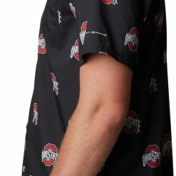 Coupon 🔔 Columbia Men's Ohio State Buckeyes Black Slack Tide Button-Down 👚 Shirt 🥰 -Cheap Warm jacket Shop unnamed file 4185