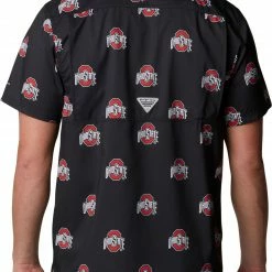 Coupon 🔔 Columbia Men's Ohio State Buckeyes Black Slack Tide Button-Down 👚 Shirt 🥰 -Cheap Warm jacket Shop unnamed file 4186