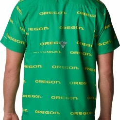 Wholesale 🛒 Columbia Men's Oregon Ducks Green Super Slack Tide Button Down 👕 Shirt ❤️ -Cheap Warm jacket Shop unnamed file 4200