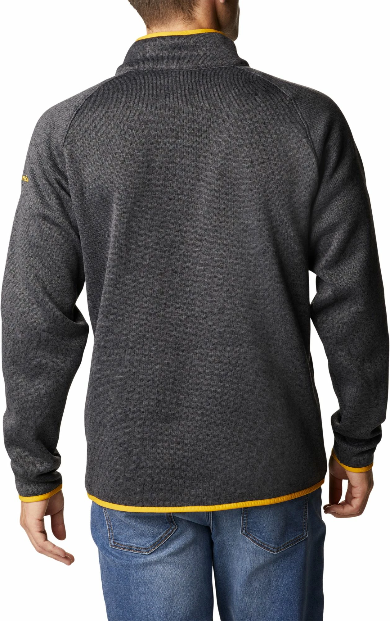 Wholesale π Columbia Men's Iowa Hawkeyes Black Canyon Point Half-Zip Pullover Fleece Jacket π€© 6 Wholesale π Columbia Men's Iowa Hawkeyes Black Canyon Point Half-Zip Pullover Fleece Jacket π€© - Image 4