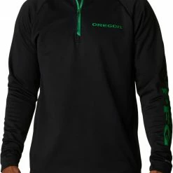 Top 10 🔔 Columbia Men's Oregon Ducks Black PFG Terminal Tackle Quarter-Zip Pullover 👕 Shirt ❤️
