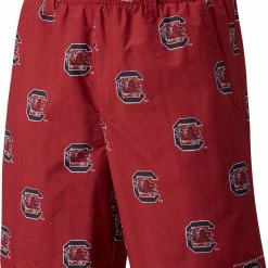 Best deal π Columbia Men's South Carolina Gamecocks Garnet Backcast II Printed Performance Shorts π