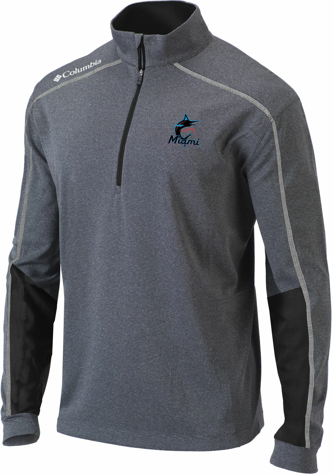 Discount βοΈ Columbia Men's Miami Marlins Black Shotgun 2.0 Quarter-Zip π Shirt π₯ 3 Discount βοΈ Columbia Men's Miami Marlins Black Shotgun 2.0 Quarter-Zip π Shirt π₯