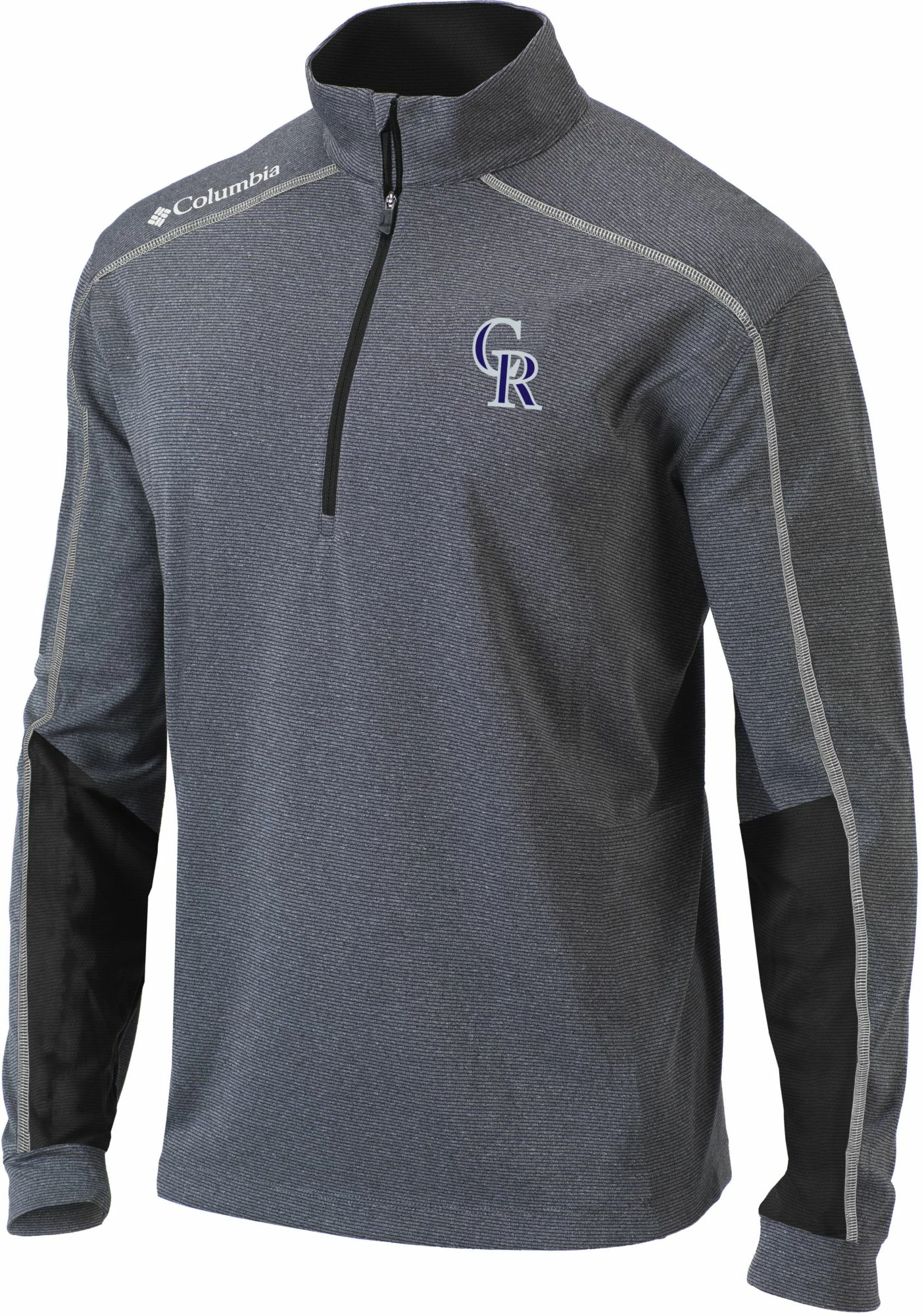 Hot Sale π Columbia Men's Colorado Rockies Black Shotgun 2.0 Quarter-Zip π Shirt π 3 Hot Sale π Columbia Men's Colorado Rockies Black Shotgun 2.0 Quarter-Zip π Shirt π