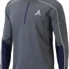 Brand new 💯 Columbia Men's Atlanta Braves Navy Shotgun 2.0 Quarter-Zip 👚 Shirt 😉 -Cheap Warm jacket Shop unnamed file 4367