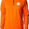 New ❤️ Columbia Men's Clemson Tigers Orange PFG Terminal Tackle Quarter-Zip Pullover 👚 Shirt ✨ -Cheap Warm jacket Shop unnamed file 4404