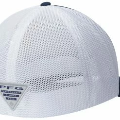 Cheapest ✔️ Columbia Men's West Virginia Mountaineers Blue/White PFG Mesh Fitted Hat 🛒 -Cheap Warm jacket Shop unnamed file 4419