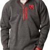 Promo 👏 Columbia Men's Nebraska Cornhuskers Grey Canyon Point Half-Zip Pullover Fleece Jacket ❤️ -Cheap Warm jacket Shop unnamed file 4425