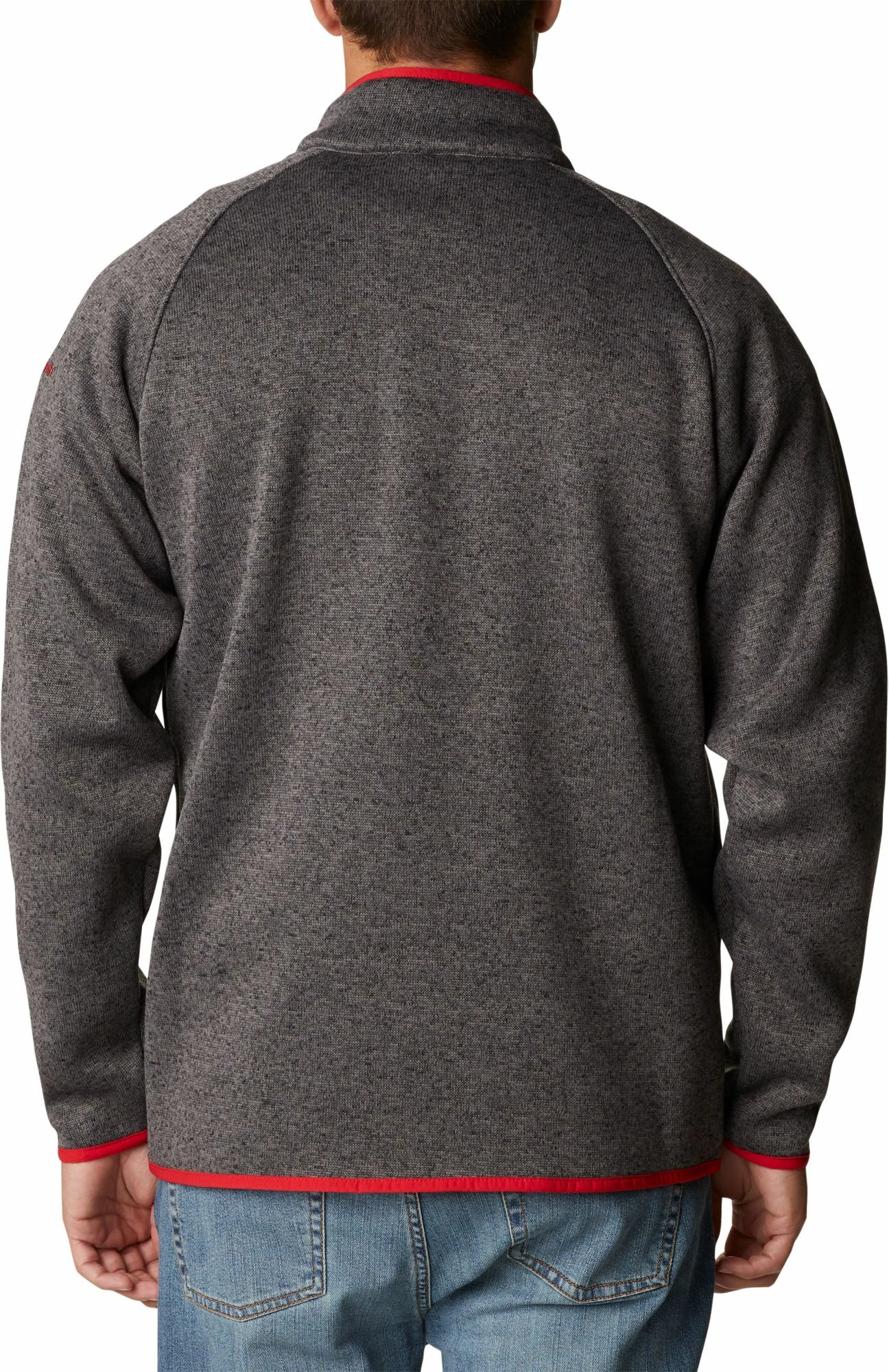 Promo π Columbia Men's Nebraska Cornhuskers Grey Canyon Point Half-Zip Pullover Fleece Jacket β€οΈ 6 Promo π Columbia Men's Nebraska Cornhuskers Grey Canyon Point Half-Zip Pullover Fleece Jacket β€οΈ - Image 4