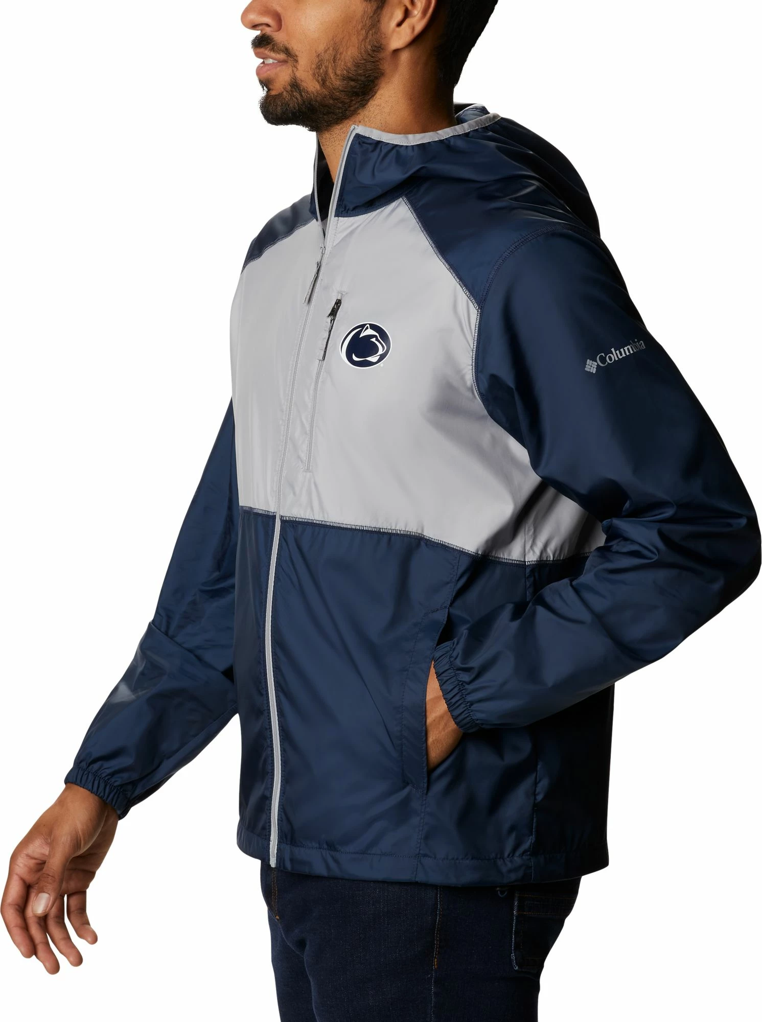 Buy 𧨠Columbia Men's Penn State Nittany Lions Blue Flash Forward Full-Zip Jacket β€οΈ 4 Buy 𧨠Columbia Men's Penn State Nittany Lions Blue Flash Forward Full-Zip Jacket β€οΈ - Image 2