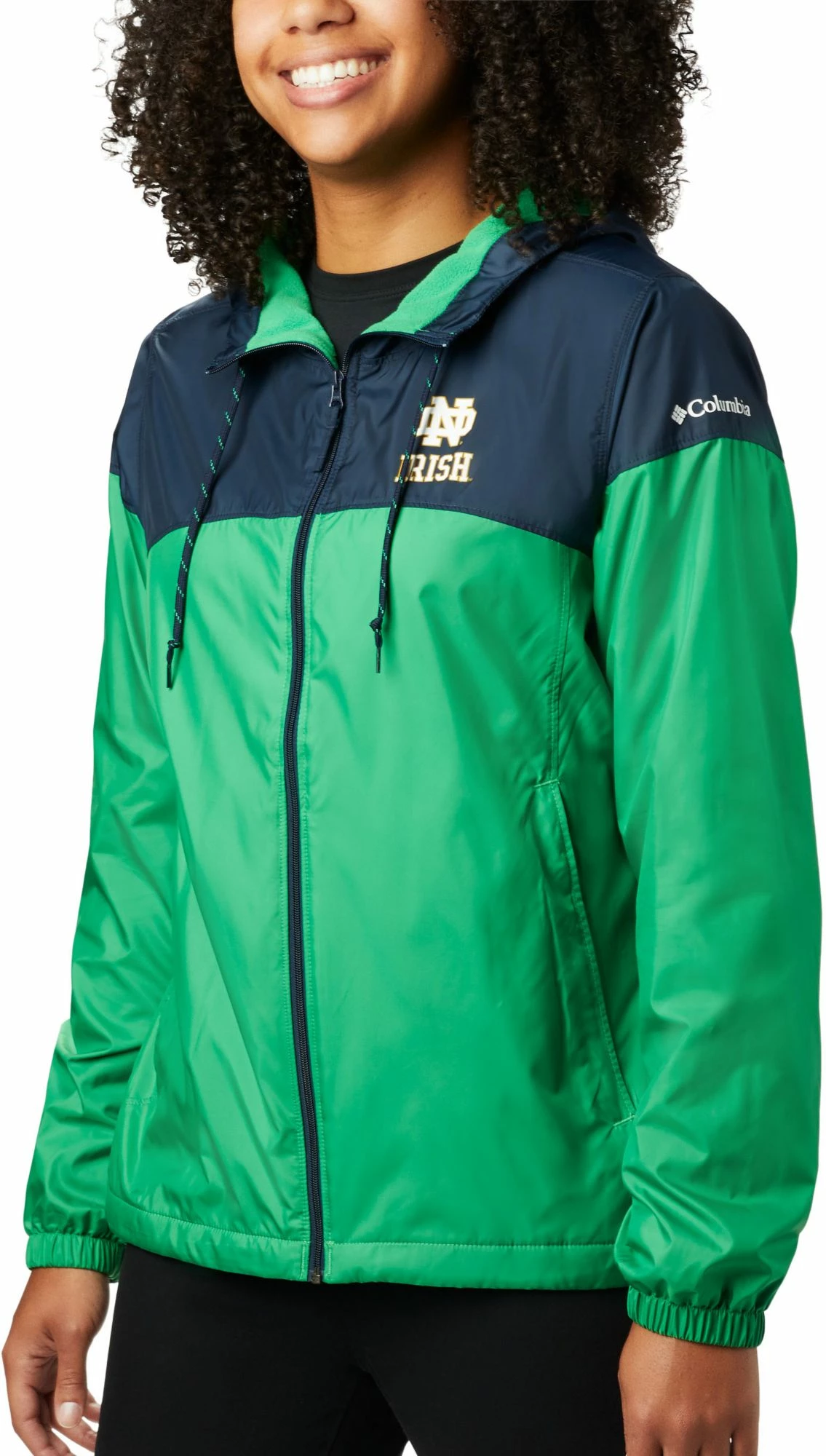 Best deal π Columbia Women's Notre Dame Fighting Irish Navy/Green CLG Flash Forward Lined Jacket π 3 Best deal π Columbia Women's Notre Dame Fighting Irish Navy/Green CLG Flash Forward Lined Jacket π