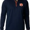 Discount 🛒 Columbia Men's Auburn Tigers Blue PFG Terminal Tackle Quarter-Zip Pullover 👚 Shirt 😀