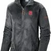 Hot Sale 💯 Columbia Women's NC State Wolfpack Grey Fire Side Sherpa Full-Zip Jacket ⭐ -Cheap Warm jacket Shop unnamed file 4483
