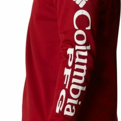 Outlet 🧨 Columbia Men's Oklahoma Sooners Crimson PFG Terminal Tackle Quarter-Zip Pullover 👕 Shirt 👍 -Cheap Warm jacket Shop unnamed file 4486