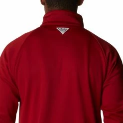 Outlet 🧨 Columbia Men's Oklahoma Sooners Crimson PFG Terminal Tackle Quarter-Zip Pullover 👕 Shirt 👍 -Cheap Warm jacket Shop unnamed file 4488