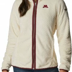 Best reviews of π Columbia Women's Minnesota Golden Gophers White Fire Side Sherpa Full-Zip Jacket π