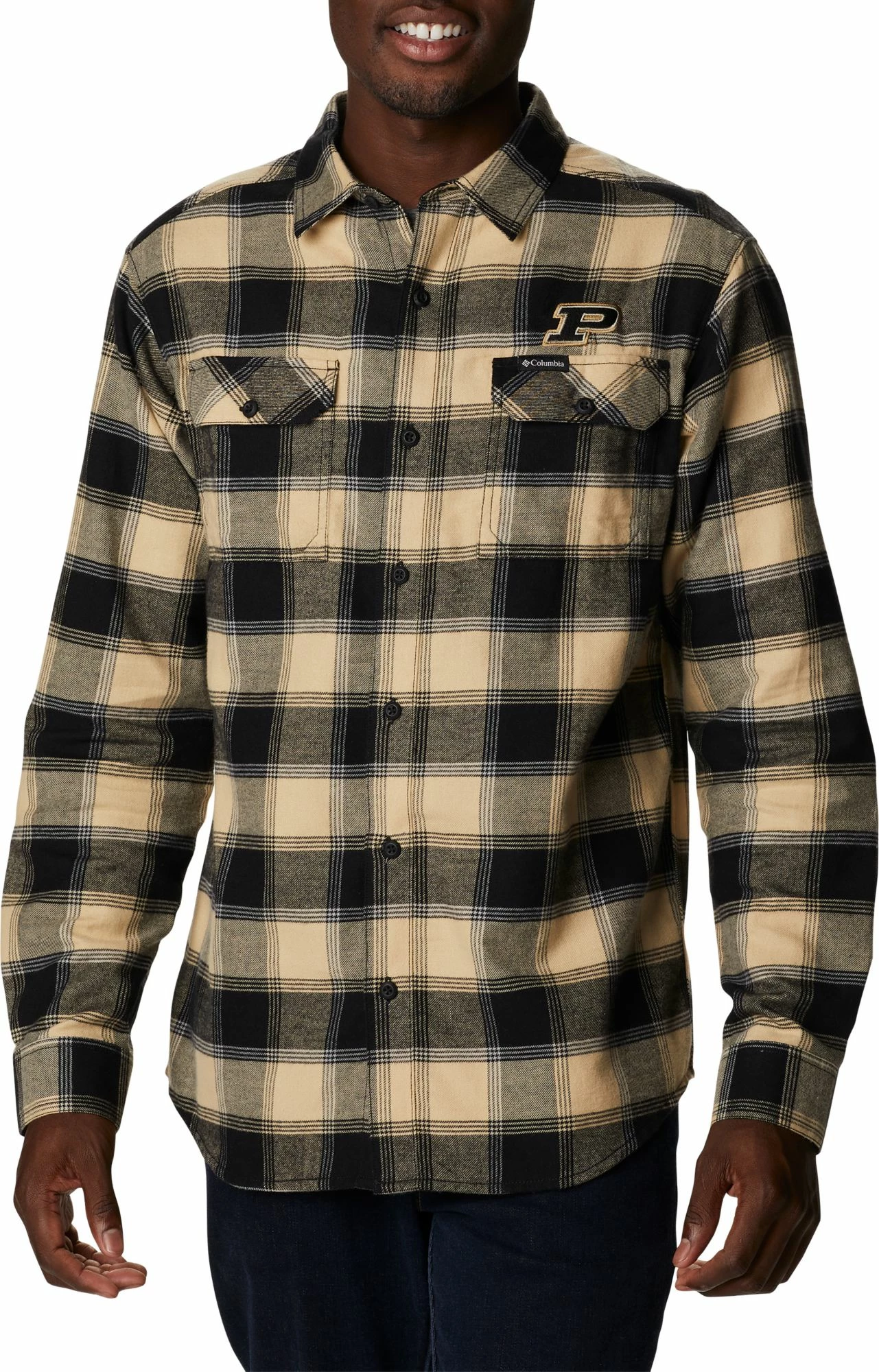 Buy π Columbia Men's Purdue Boilermakers Black CLG Flare Gun™ Flannel Long Sleeve π Shirt π 3 Buy π Columbia Men's Purdue Boilermakers Black CLG Flare Gun™ Flannel Long Sleeve π Shirt π