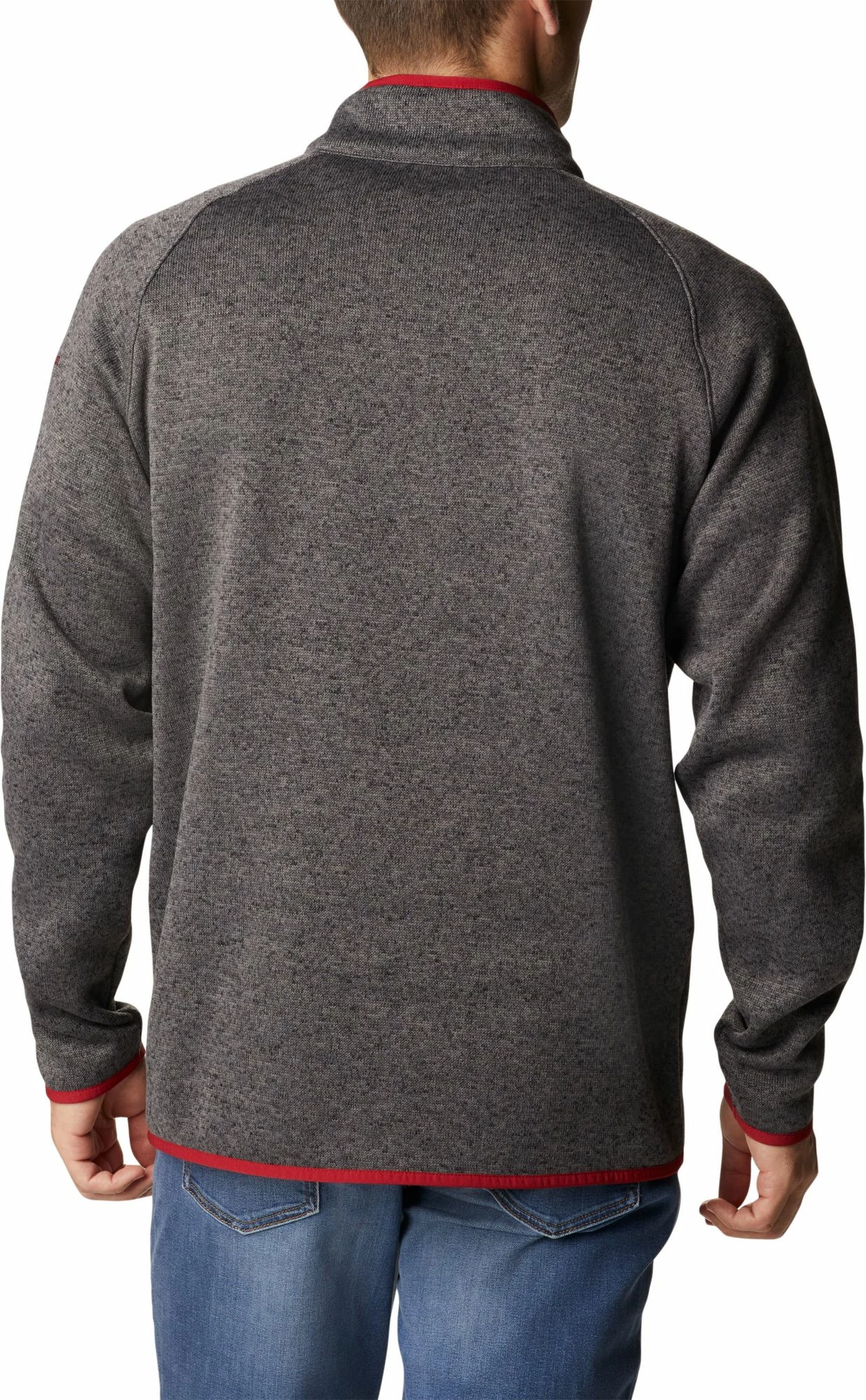 Brand new 𧨠Columbia Men's Oklahoma Sooners Grey Canyon Point Half-Zip Pullover Fleece Jacket π₯ 6 Brand new 𧨠Columbia Men's Oklahoma Sooners Grey Canyon Point Half-Zip Pullover Fleece Jacket π₯ - Image 4