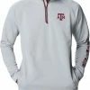 Hot Sale 😍 Columbia Men's Texas A&M Aggies Grey PFG Terminal Tackle Quarter-Zip Pullover 👕 Shirt ⌛ -Cheap Warm jacket Shop unnamed file 4602