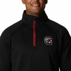 Best Sale 🥰 Columbia Men's South Carolina Gamecocks Black PFG Terminal Tackle Quarter-Zip Pullover 👕 Shirt 🔥 -Cheap Warm jacket Shop unnamed file 4631