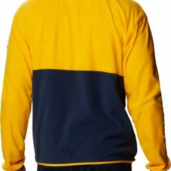 Hot Sale 🔥 Columbia Men's West Virginia Mountaineers Gold Back Bowl Full-Zip Fleece Jacket 👍 -Cheap Warm jacket Shop unnamed file 4653