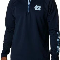Best reviews of π― Columbia Men's North Carolina Tar π Heels Navy PFG Terminal Tackle Quarter-Zip Pullover π Shirt π