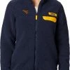 Promo 👍 Columbia Women's West Virginia Mountaineers Blue Mountain Side Heavyweight Full-Zip Jacket ✔️ -Cheap Warm jacket Shop unnamed file 4675
