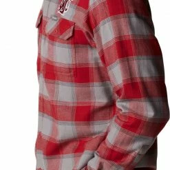 Best Pirce ❤️ Columbia Men's Washington Huskies Purple Plaid Flare Gun Flannel Button Down Long Sleeve 👕 Shirt ⭐ -Cheap Warm jacket Shop unnamed file 4708