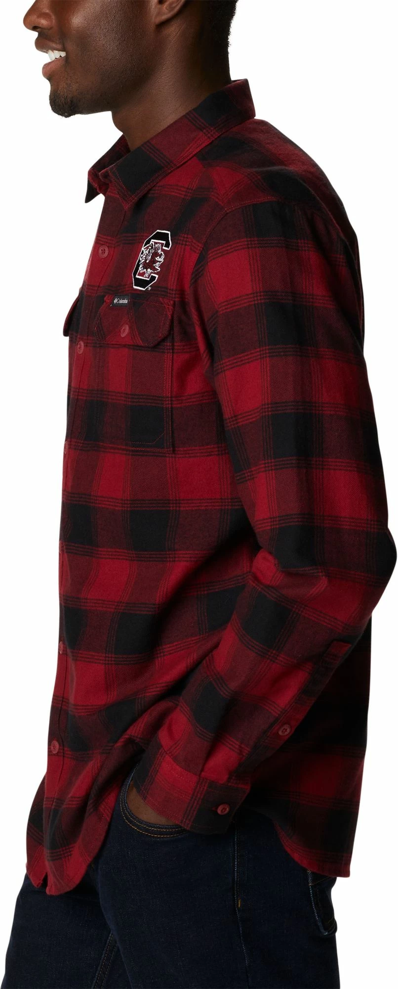 Budget β¨ Columbia Men's South Carolina Gamecocks Garnet Plaid Flare Gun Flannel Button Down Long Sleeve π Shirt 𧨠4 Budget β¨ Columbia Men's South Carolina Gamecocks Garnet Plaid Flare Gun Flannel Button Down Long Sleeve π Shirt 𧨠- Image 2